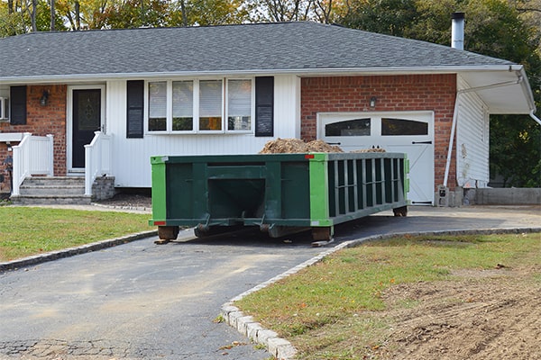 rental rates for residential dumpsters vary based on the size and rental period